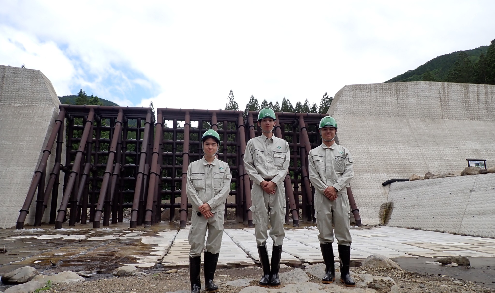 北桧木内川第2砂防堰堤見学